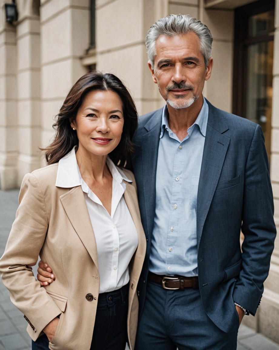 Un couple heureux et confiant, symbole de la confiance en soi et des relations positives