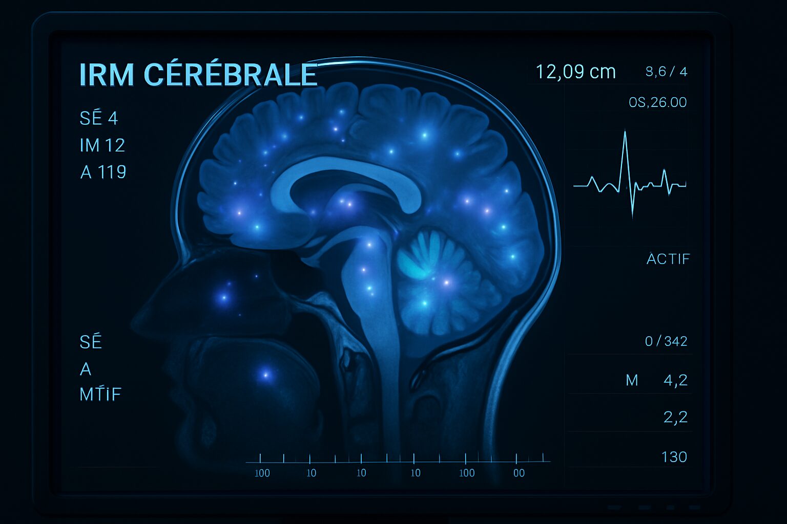"Scanner cérébral montrant l'activité neuronale durant une séance d'hypnose pour phobie