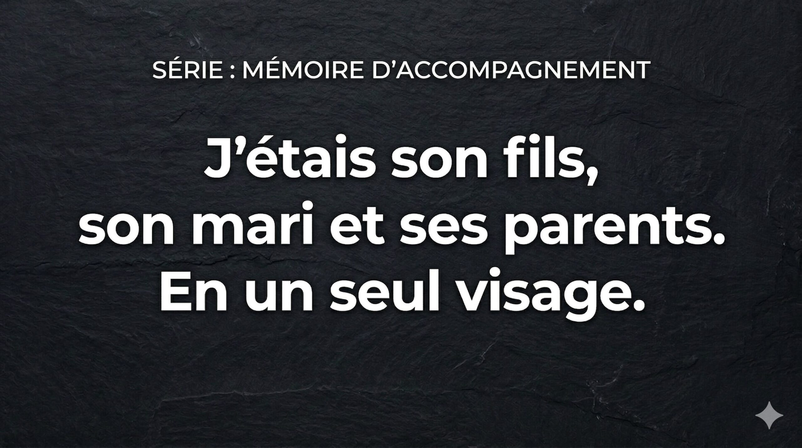 Épisode 1 : Quand la mémoire s’efface et que les visages fusionnent pour ne laisser place qu’à la vibration du lien.
